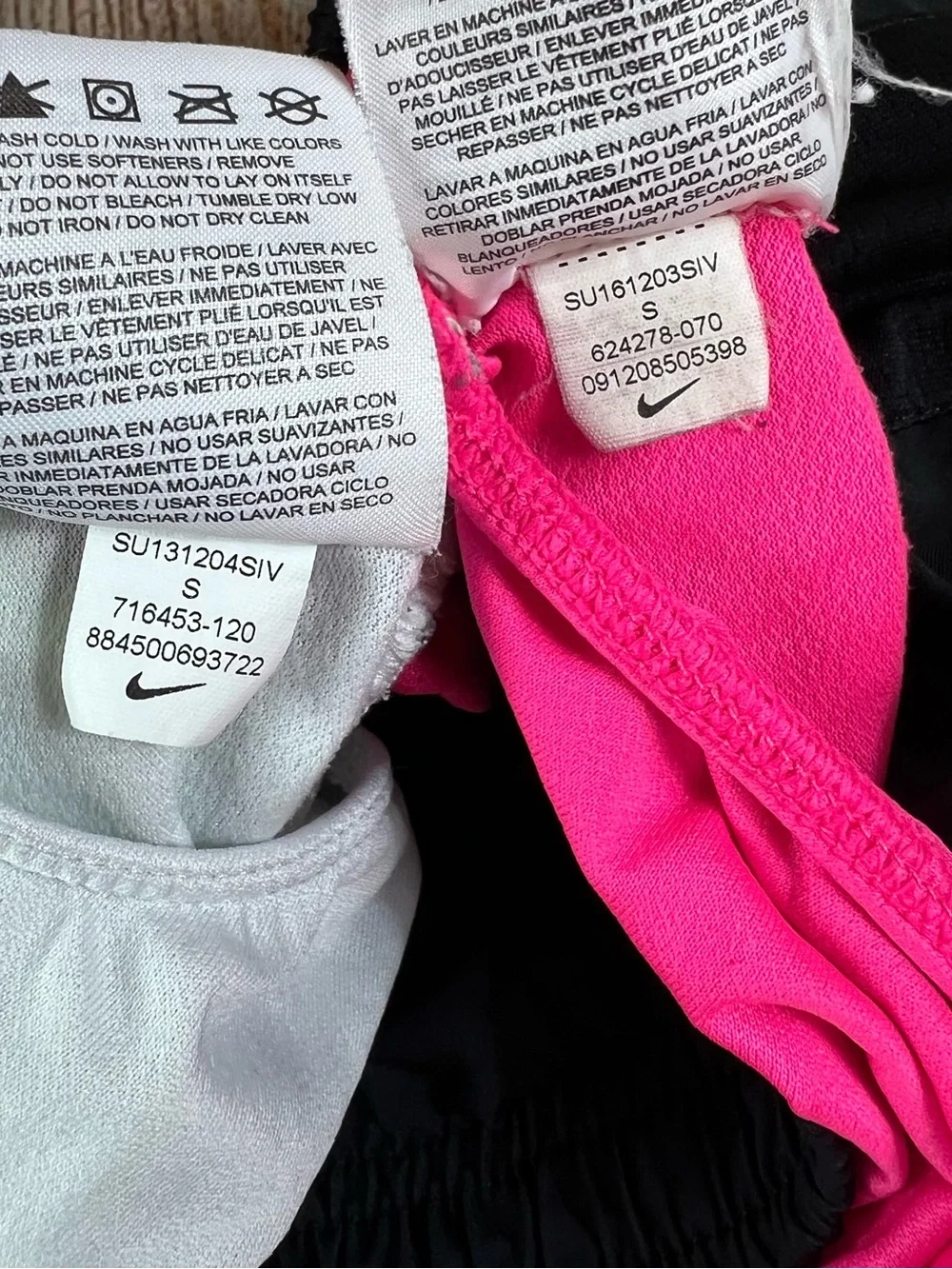 Women’s Nike Tempo Running Shorts White & Black Size Small Lot Of 2